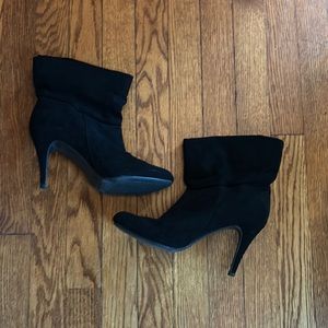 Massimo Vegan Suede heeled boots